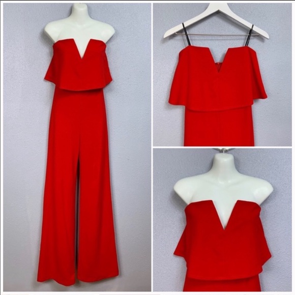 NWT Red Jumpsuit from Lulus - Picture 3 of 6